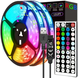 LED 40m RGB Light Cable With Remote Controller