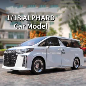 Toyota Alphard 1/18 Model Alloy Car