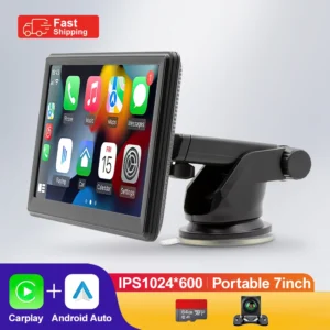Touchscreen Portable Car Satnav With Android Auto And Apple CarPlay