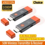 Wireless HDMI-Compatible Video Transmitter and Receiver Extender kit TV Stick Dongle Adapter For PC Camera Laptop To Monitor TV