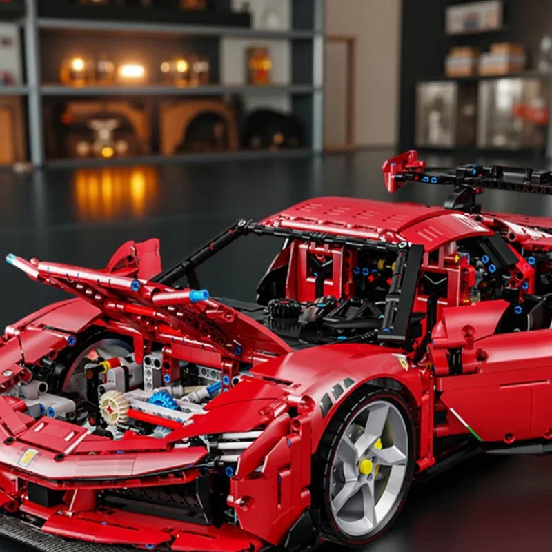 Mechanical Replica Building Kit of Ferrari SF90 - Image 3